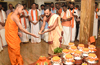 Distribution of Pavitra Mantrakshathe from Ayodhya Rama Janmabhoomi commences